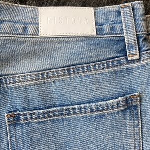 PISTOLA HIGH RISE DENIM SHORT